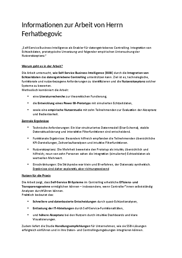 Kritische Würdigung für Esad Ferhatbegovic, MA mit ausgezeichneter Masterarbeit an der CU Hochschule Kärnten