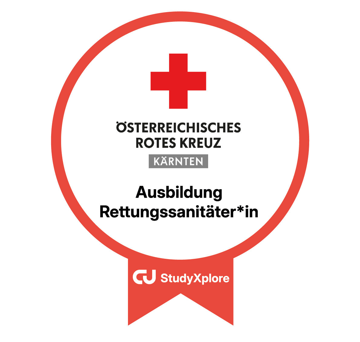 Zusatzausbildung: Rettungssanitäter:in beim Roten Kreuz Badge Zusatzausbildung: Rettungssanitäter:in beim Roten Kreuz